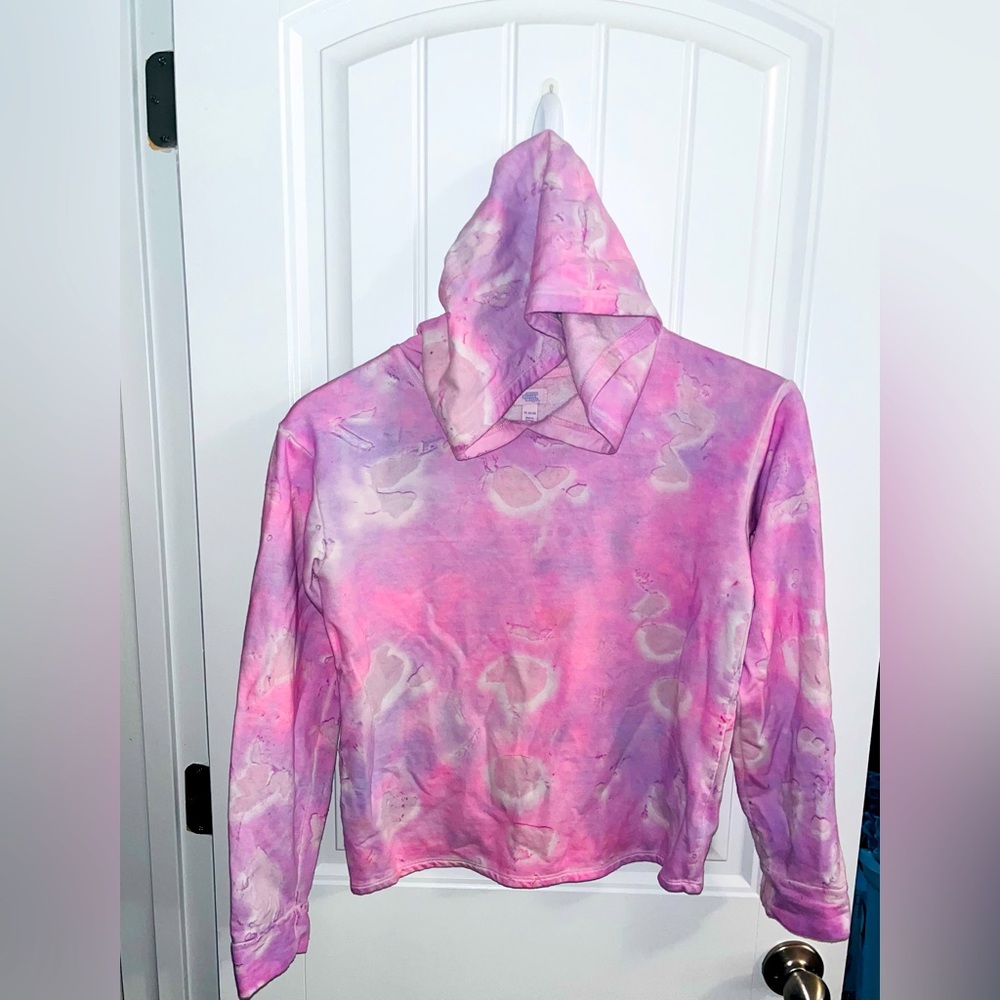 Tye dye light weight girls hoodlie